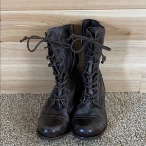 All saints combat boots